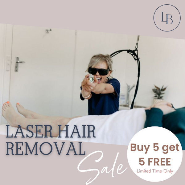 Buy 5 Womens laser Hair Removal treatments get 5 FREE