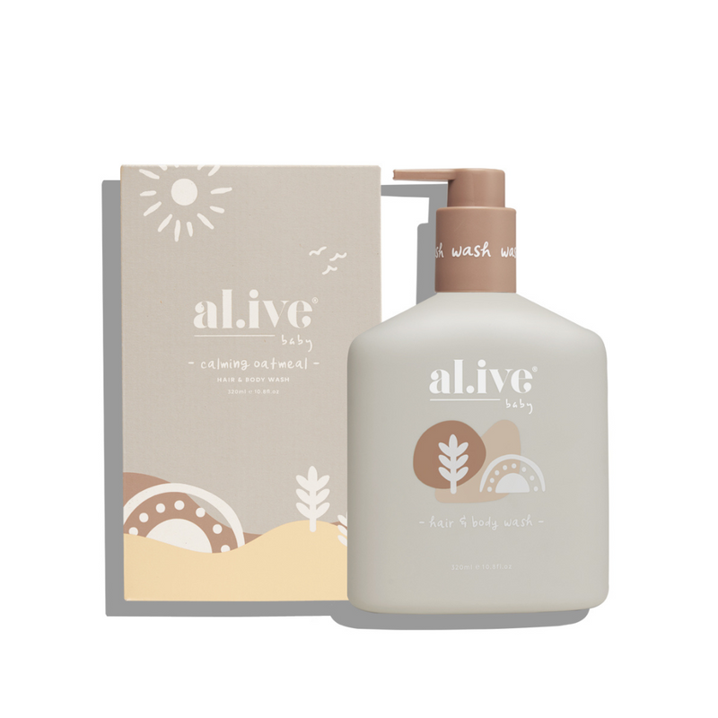 al.ive Baby Hair & Body Wash Calming Oatmeal