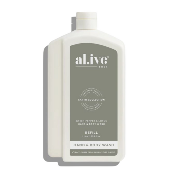 New 1 litre Green Pepper & Lotus Wash