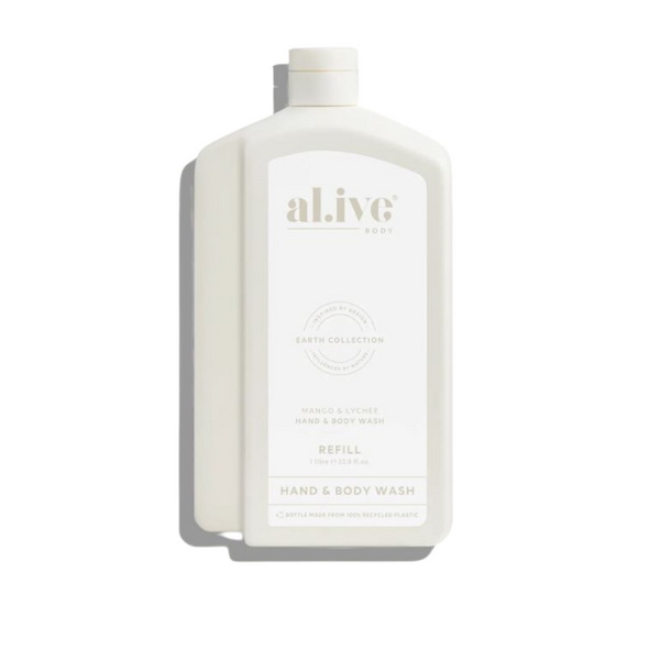 New 1 litre Refill Mango & Lychee Wash
