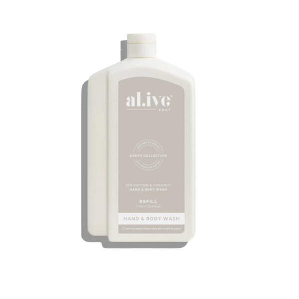 New 1 litre Refill Sea Cotton & Cotton Wash