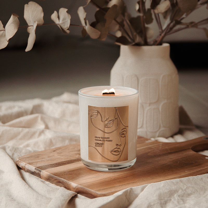 Mindfulness candle - Happy: Orange Blossom, Jasmine, Blackcurrant, Pear & Vanilla