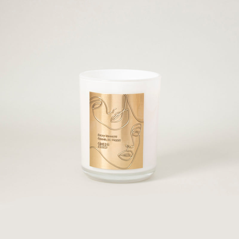 Mindfulness candle - Happy: Orange Blossom, Jasmine, Blackcurrant, Pear & Vanilla