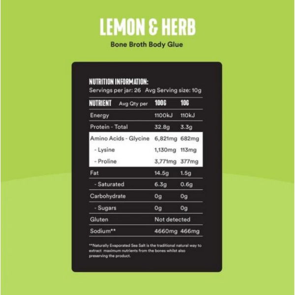 Gevity Bone Broth - Lemon & Herb