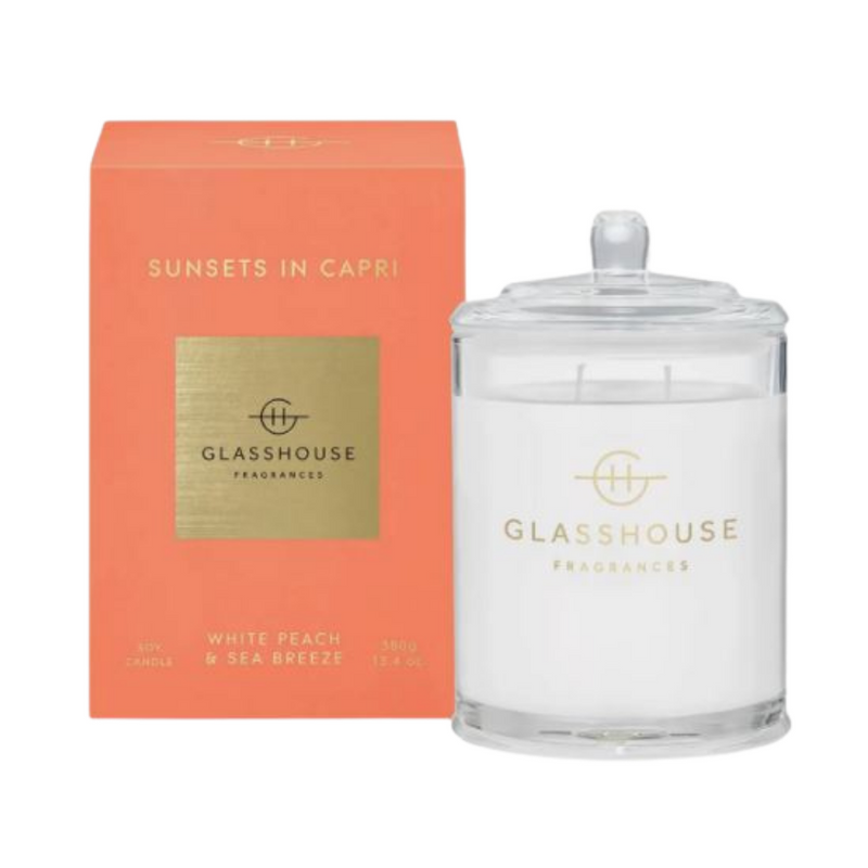 Glasshouse Fragrances 380g Triple Scented Soy Candle